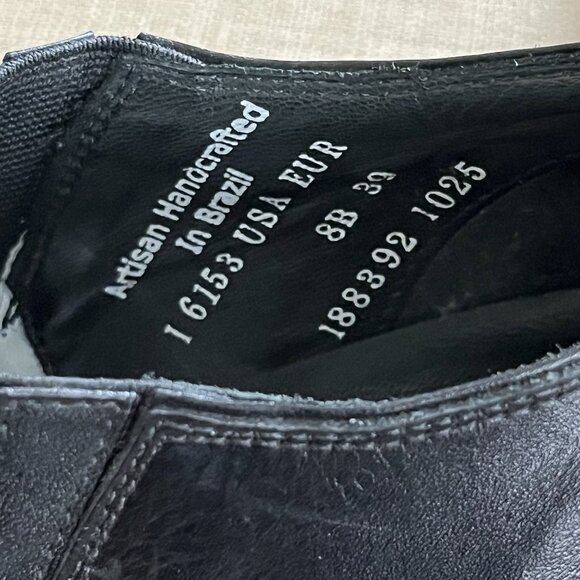 Charlie 1 Horse Black Booties Size 8 (B) Boots Short Leather Western Cowboy - Picture 6 of 16